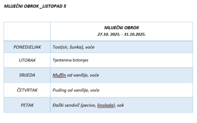 MLIJEČNI OBROK_LISTOPAD 5
