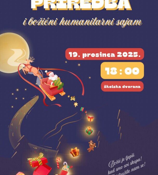 Božićna priredba i božićni humanitarni sajam