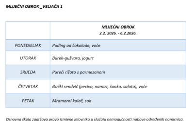 MLIJEČNI OBROK_VELJAČA 1