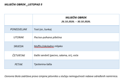 MLIJEČNI OBROK_LISTOPAD 5
