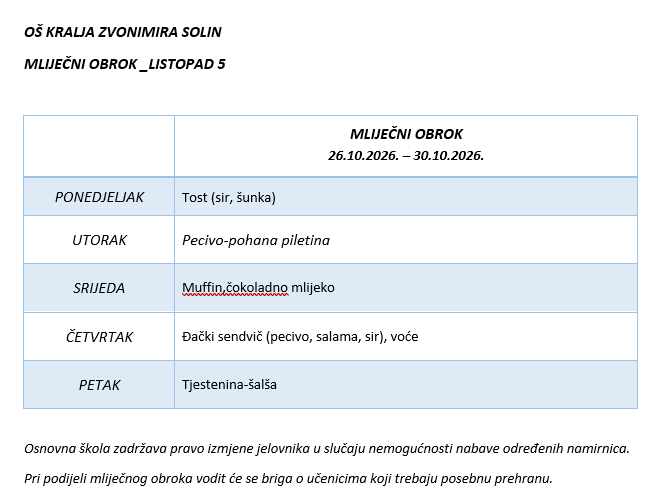 MLIJEČNI OBROK_LISTOPAD 5